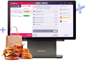 Menulux Premium POS pricing; advanced automation and billing management system for chain restaurants and cafes
