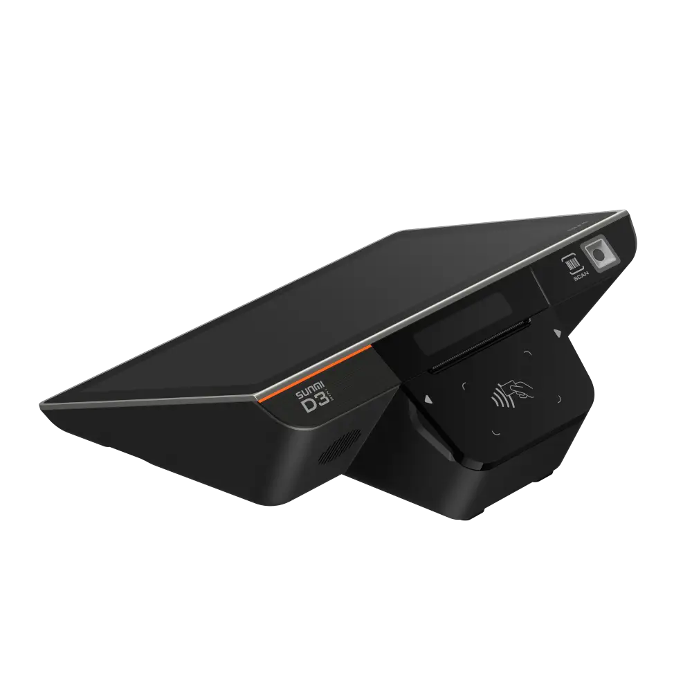 Menulux POS System - Customer screen